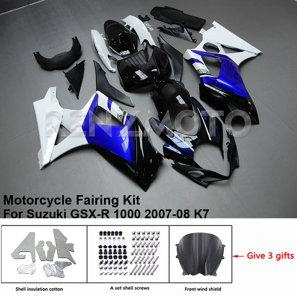 

Motorcycle Fairing Set Body Kit Plastic For Suzuki GSXR GSX-R 1000 2007-08 K7 Accessories Injection Bodywork S1007-102a