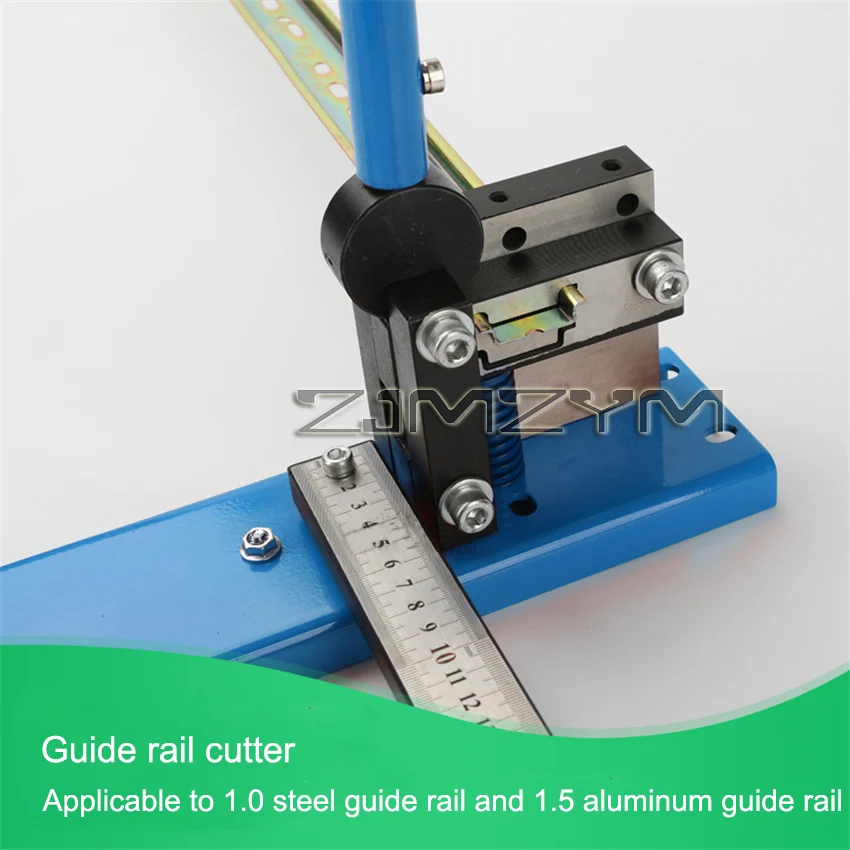 C45 Guide Rail Multifuntional Din Rail Cutter Din Rail Cutting Tool Rail Cutter With Rule Measuring NS35 1.0-1.5mm Thickness