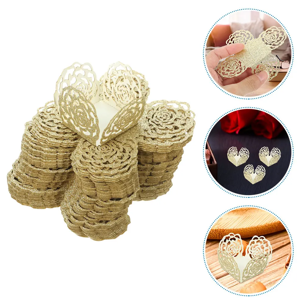 

100 Pcs Chocolate Tray Paper Cups for Candy Truffle Wrappers Packaging Small Decorate