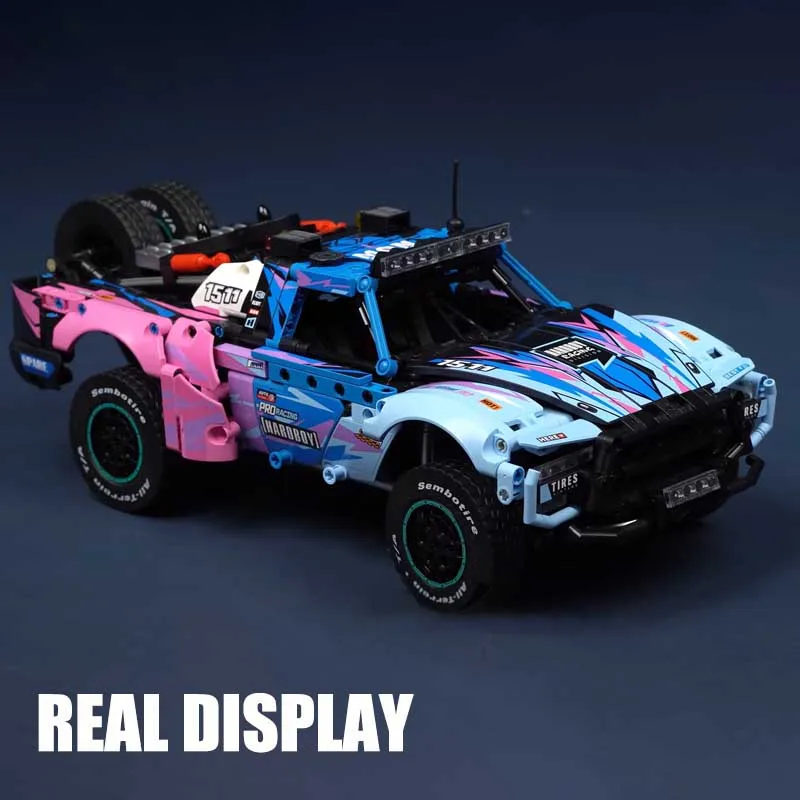 Technical Remote Control Motor Racing Car Building Blocks Conqueror Off-road Vehicle Bricks Toys For Children Children Gifts