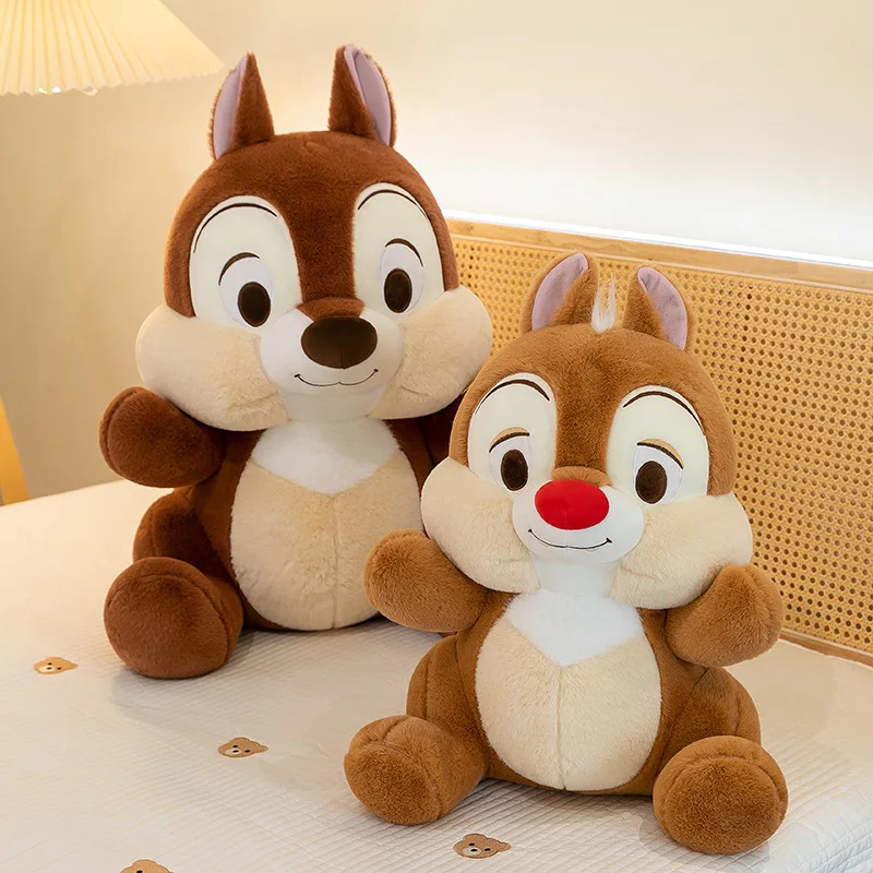 Disney Kawaii Chip 'n' Dale wiewiórka Anime pluszowe zabawki 25cm dekoracje nadziewane pluszowe lalki piękny prezent urodzinowy dla przyjaciół