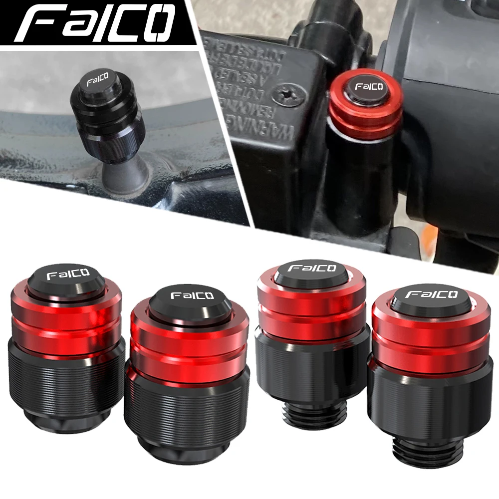 FOR APRILIA SL1000 FALCO SL 1000 2000 2001 2002-2004 Motorcycle Rearview Mirror Plug Hole Screw Cap & Tire Valve Stem Caps Cover