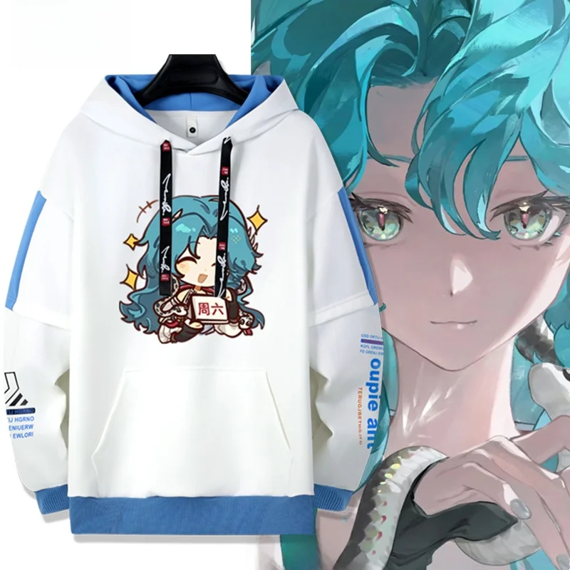 

Толстовка Future Return 999 Game Hoodie Jaet ex Spring Autumn, удобная, с длинными рукавами, из полиэстера, с принтом мультяшных персонажей