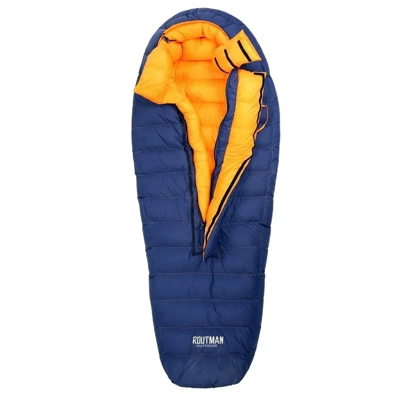 Routman 1.87KG RS-400 Goose Down Outdoor Bondage Snow Mountain Professional Camping Sleeping Bag