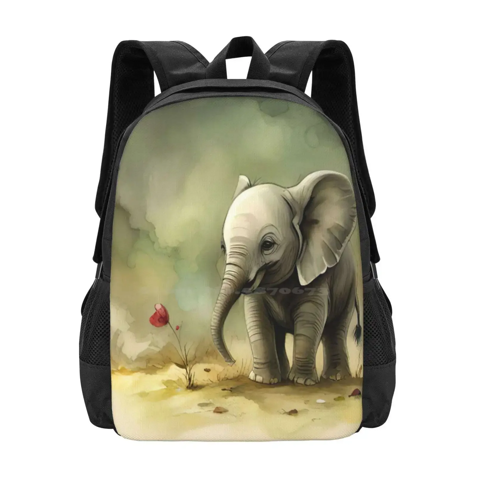 

Baby Elephant Hot Sale Schoolbag Backpack Fashion Bags Elephants Babyelephant Animals