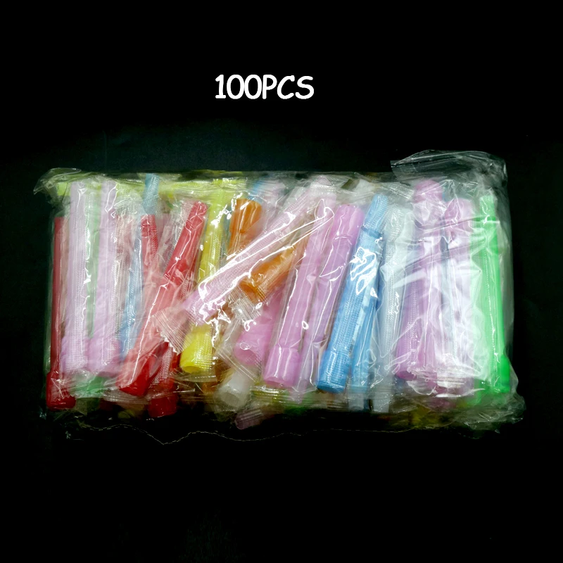 92mm length plastic mouthpiece mouth tips mixed colors 100pcs/opp bag shisha accessories