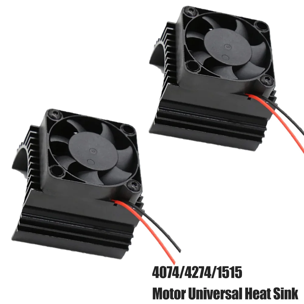 مروحة التبريد 40*42 مللي متر العالمي موتور المبرد مجموعة بالوعة الحرارة المبرد زائد ل RC سيارة 4074/4274/1515 أجزاء المحرك