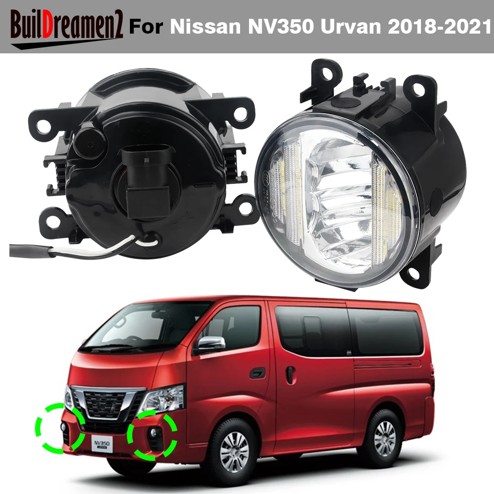 

2 шт., Автомобильные противотуманные фары 30 Вт H11 12 В для Nissan NV350 Urvan 2018 2019 2020 2021