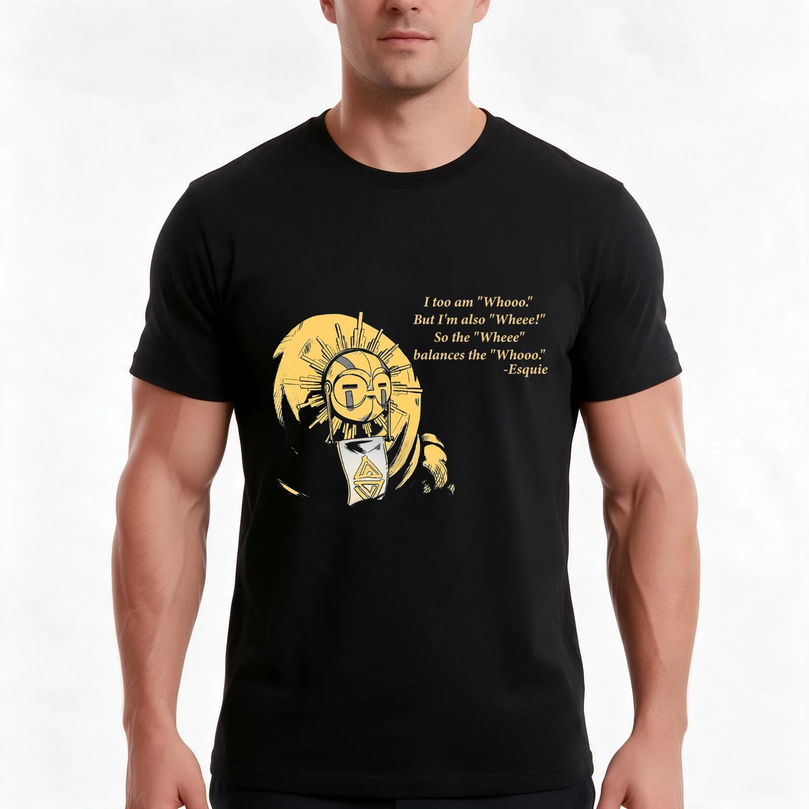 I Too Am Whoo Esquie Clair Obscur Expedition 33 T-Shirt, Summer Casual Cotton Tee, Oversized Streetwear Tops, Unisex Men Women