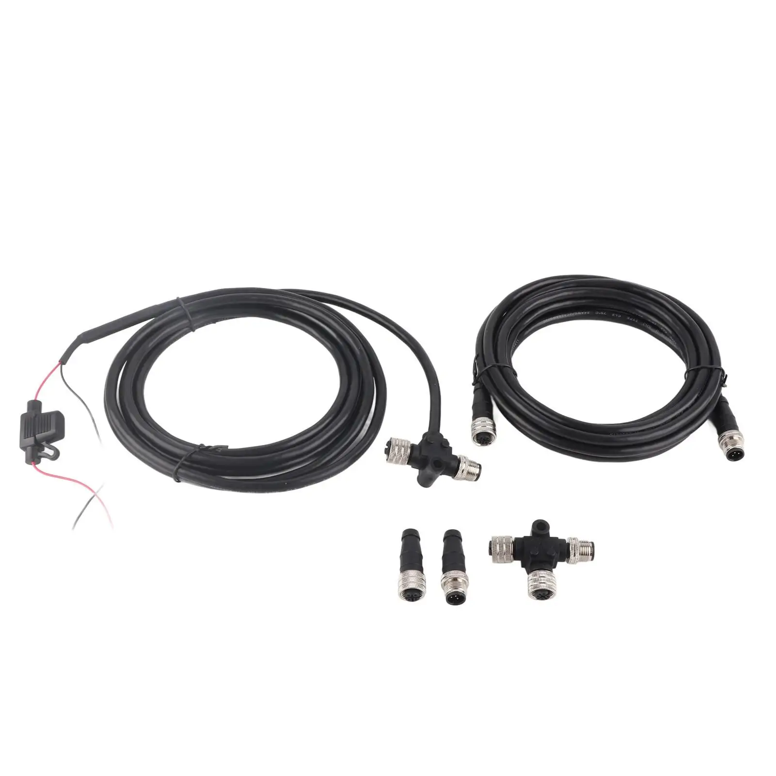 for garmin for nmea2000 Starter Kit: T Connector Power Cable Male Female Resistor 3 Port Adapter IP67 Waterproof