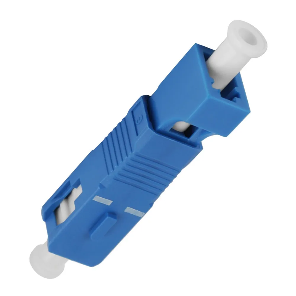 SC Male To LC Female Fiber Optic Adaptor 9/125μm Low Insertion Loss Hybrid Optical Adaptor High Precision Single Mode