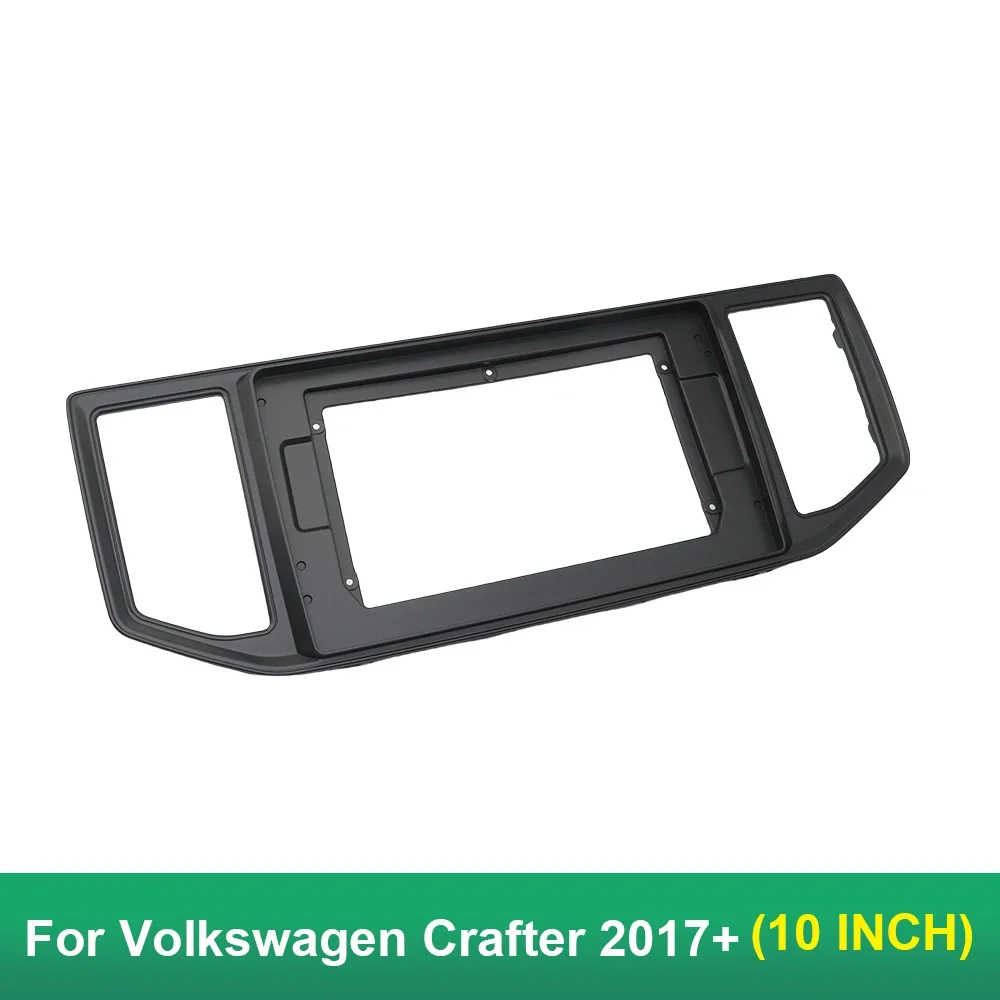 AUTODAILY Car 9 Inch Radio Fascia For Volkswagen Crafter 2017+ Frame Android 2Din MP5 Player Stereo Panel