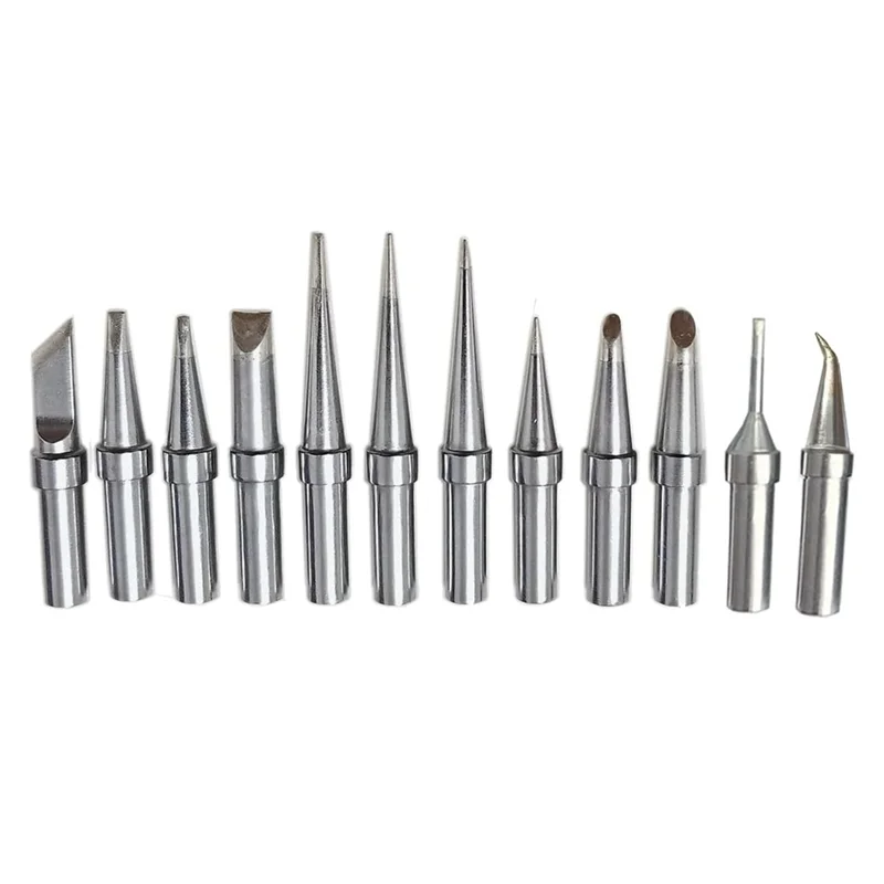 TOP 12Pcs Replacement Soldering Iron,ET Tips for Weller WE1010NA WES51 WESD51 PES51 WEP70 Soldering Tips