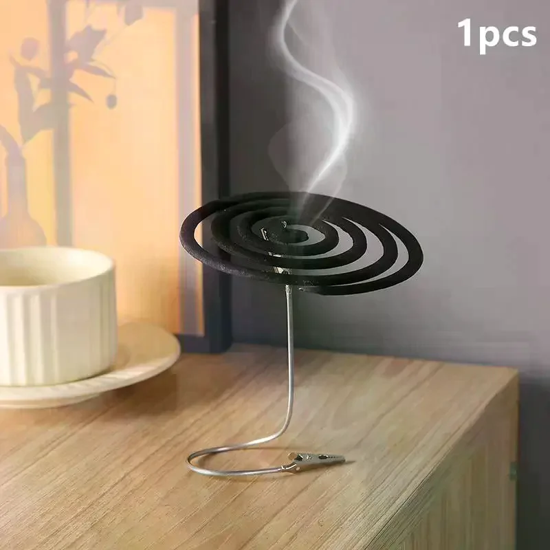 Double Ended Mosquito Coil Holder Clip Broken Incense Clip Stand Mosquito Coil Rack Photo Folder Label Clip Card Holder Portable