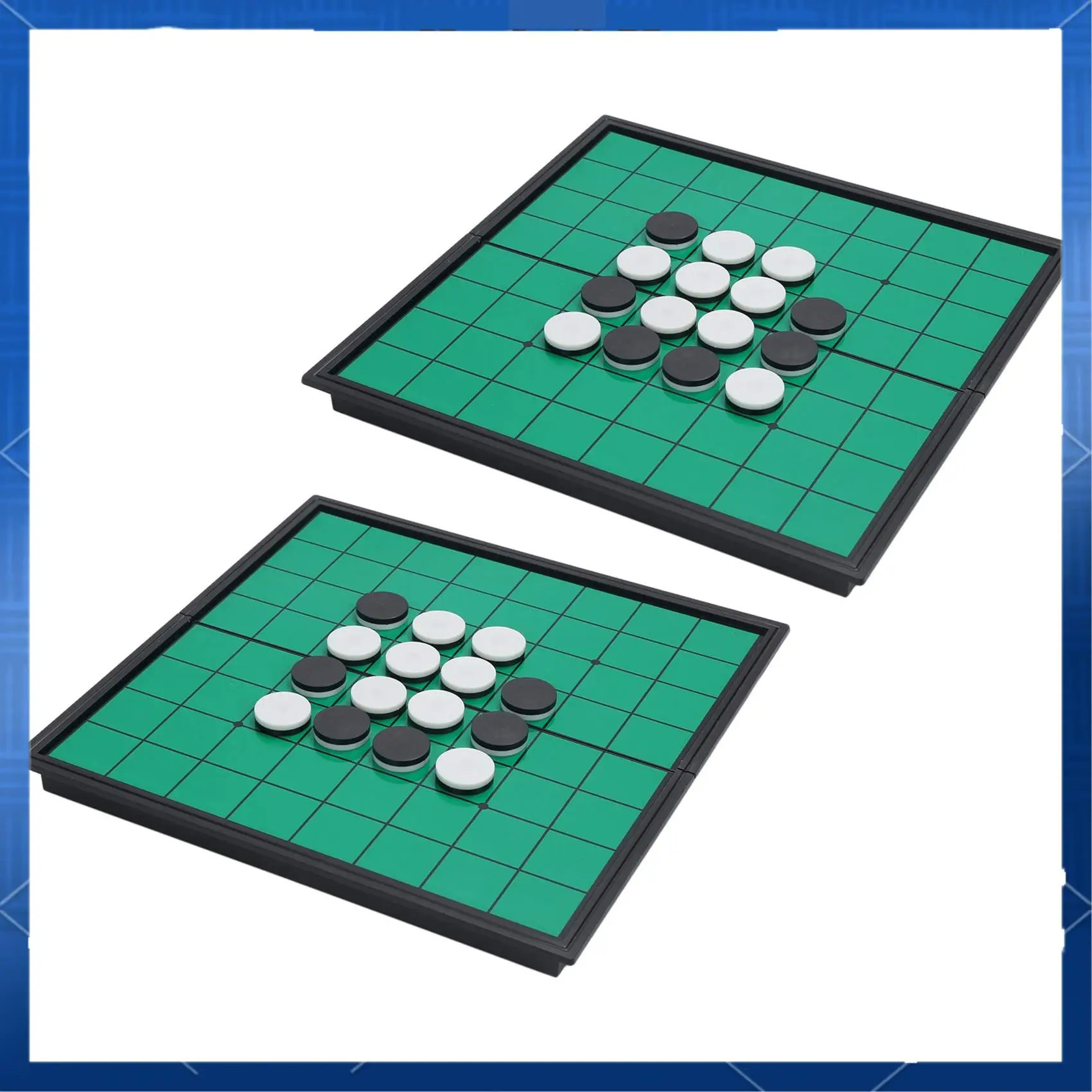 2X Magnetic Portable Folding Reversi Othello Board Chess Standard Educational Home Parent-Children Family Game