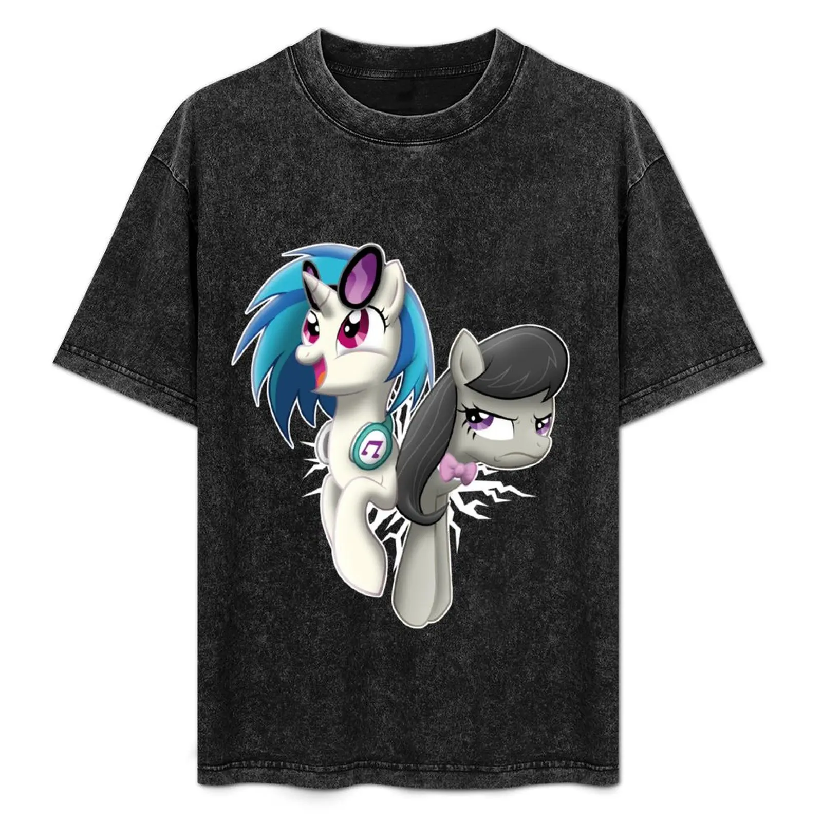 STUCK Vinyl & Octavia T-Shirt customs quick drying Blouse mens graphic t-shirts anime