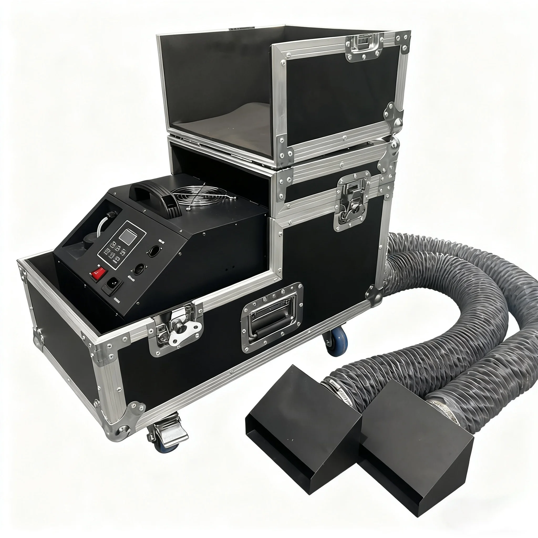 Powerful 2000W 3000W DMX Remote Control Floor Fog Machine Water Based Wedding Smoke For Heavy Effects