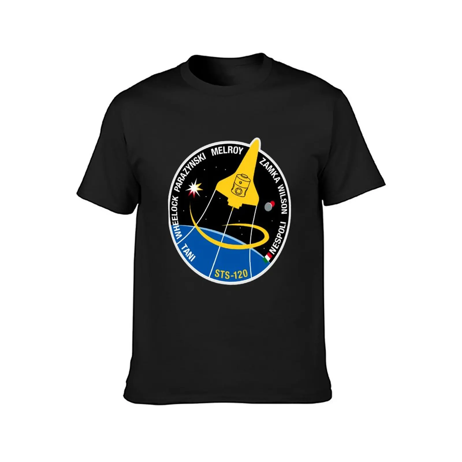 STS-120 Mission Patch T-Shirt animal prinfor boys quick drying t shirts men