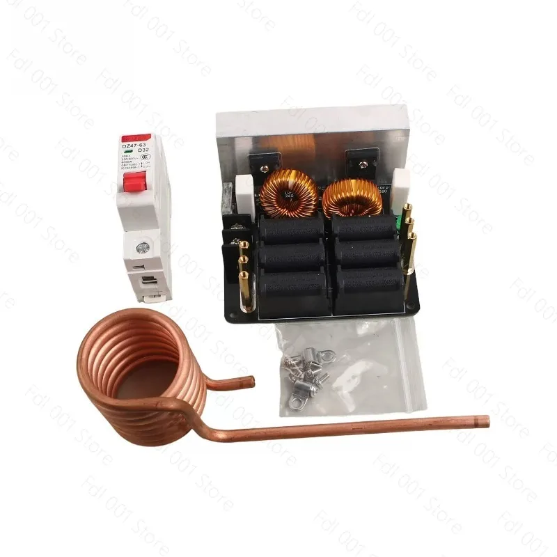 ZVS High Frequency Induction Heating Driver Board Electromagnetic Small Heater Module Kit 12V Non-contact Quenching Eddy Current