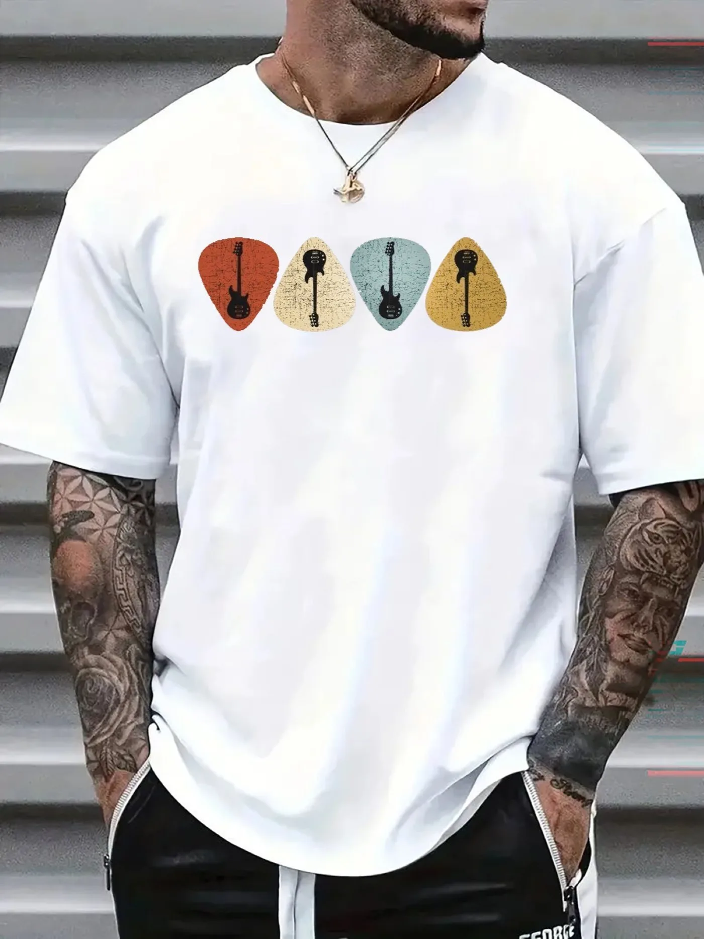 Men Casual Short Sleeve Tee 1 Pcs 100% Heavy Cotton - Comfortable Crew Neck, Soft Adorable Tees Tops