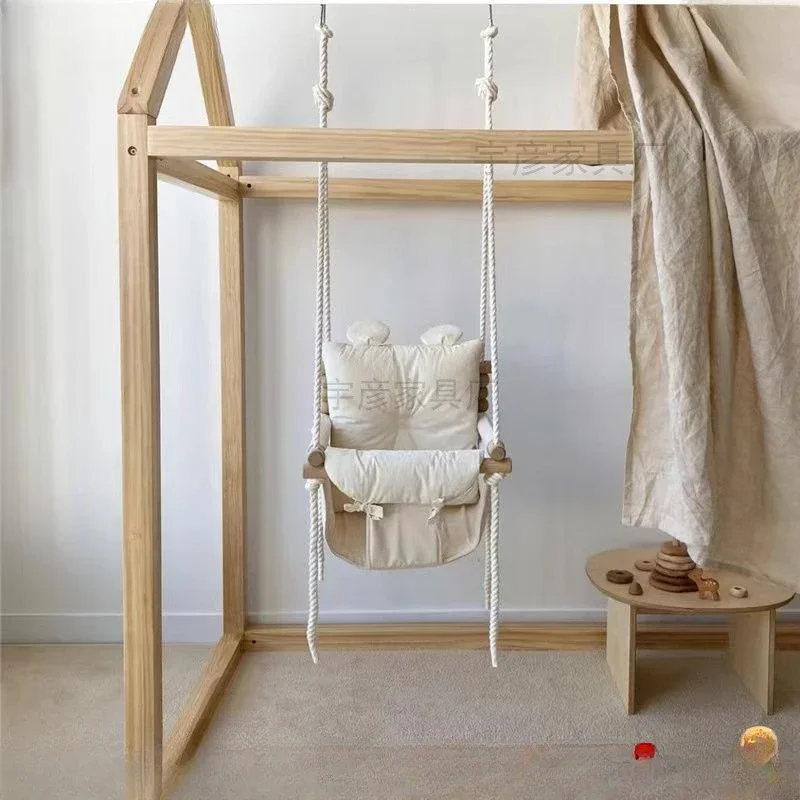 

Swing Indoor Children's Home Infants Young Children's Toys Hanging Chairs Hanging Baskets Family Horizontal Bars Saving Space