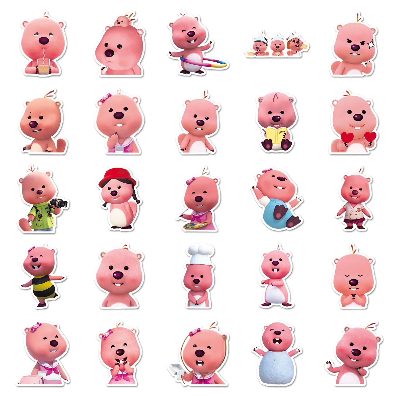 50PCS Anime Pink Loopy Pororo - Phone Cases Loopy review and price