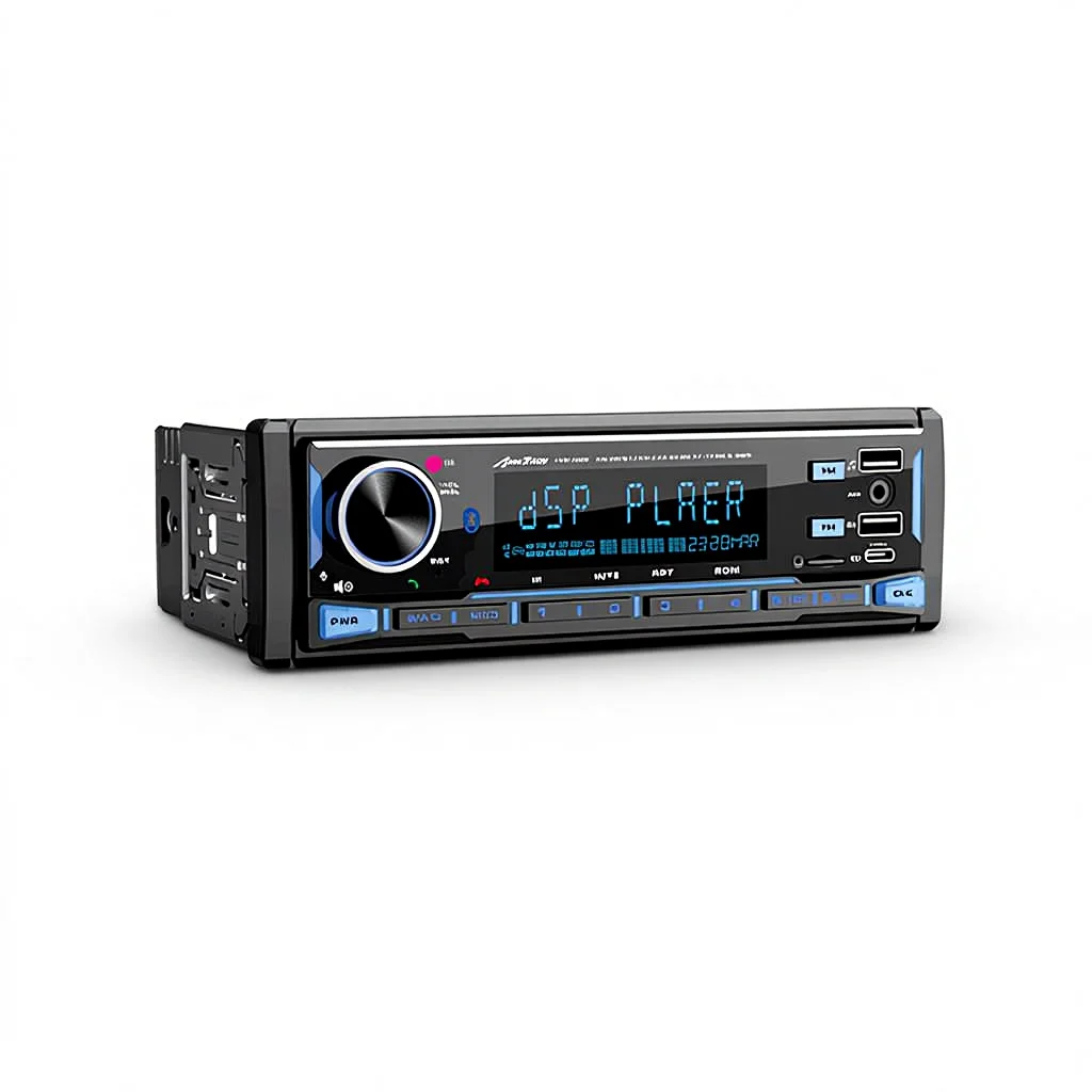 高音質dsp-12vカーオーディオmp3プレーヤー-ブルートゥース機能搭載-デュアルusb急速充電-カードスロット-fmラジオ-消費家電