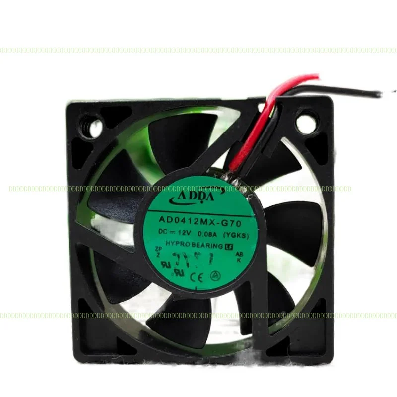 Новый для ADDA AD0412MX-G70 DC12V 0,08A 4010 4 см гидравлический подшипник бесшумный охлаждающий вентилятор 2 Pin