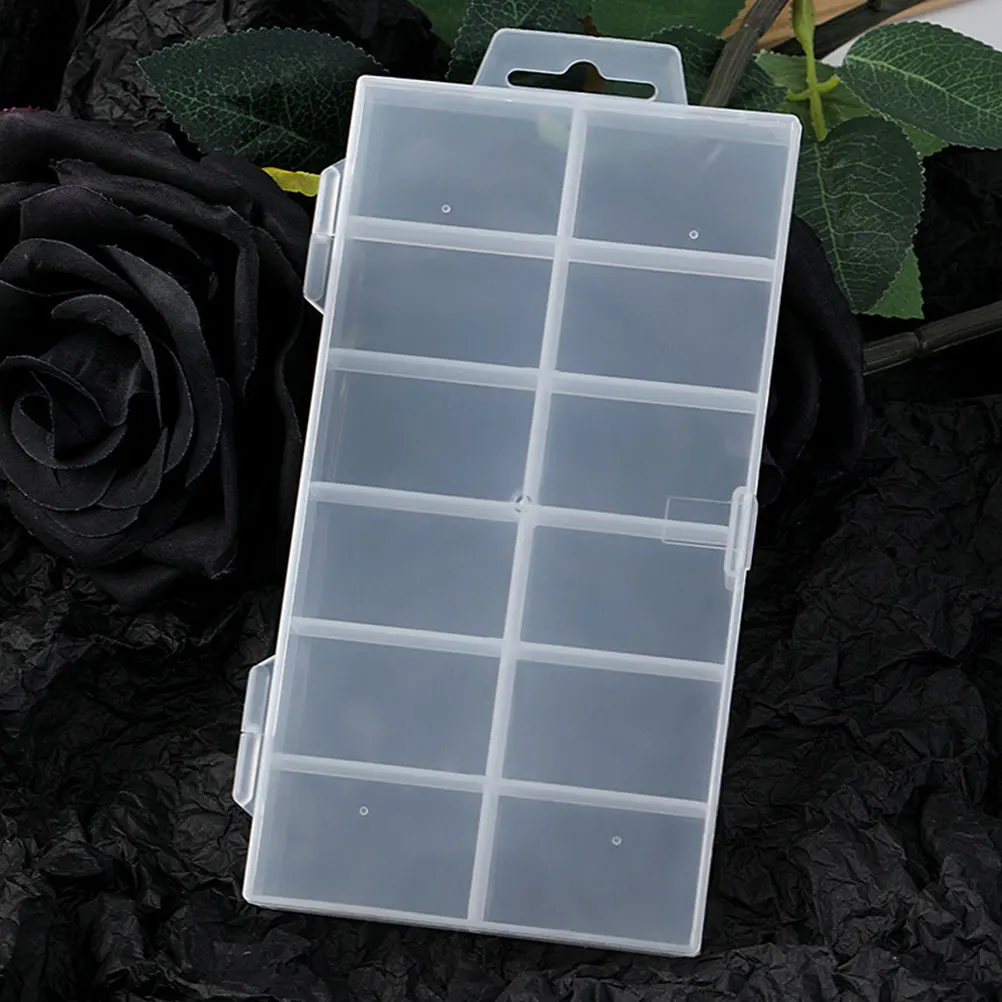 

5pcs Bead Storage Box Nail Art Case Earring Stud ganizer Jewelry Container Small Items Holder Polypropylene Material Lightweight