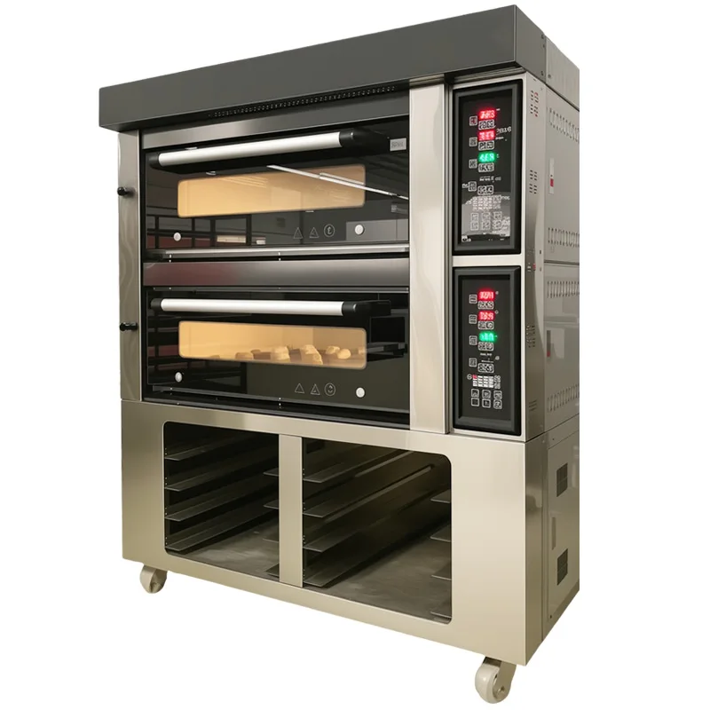 

3-Tray Electric Rotational Hot Air Circulating Oven Commercial Oven Electric/Gas for Cakes / Bread & Pizza Baking Equipment