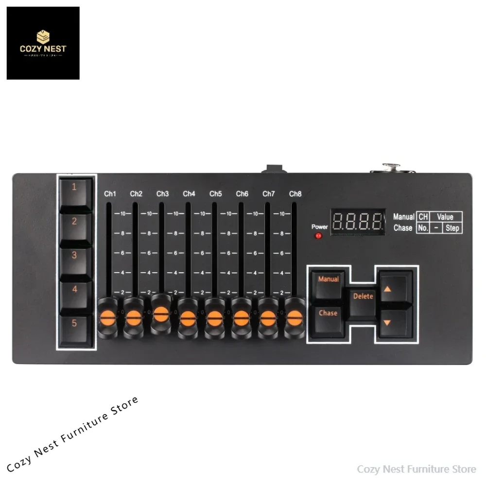 

2025 Mini Stage Lights DMX Lighting Console DMX DJ Lighting Controller/DMX 40 Channel Controller/DMX Control with Battery