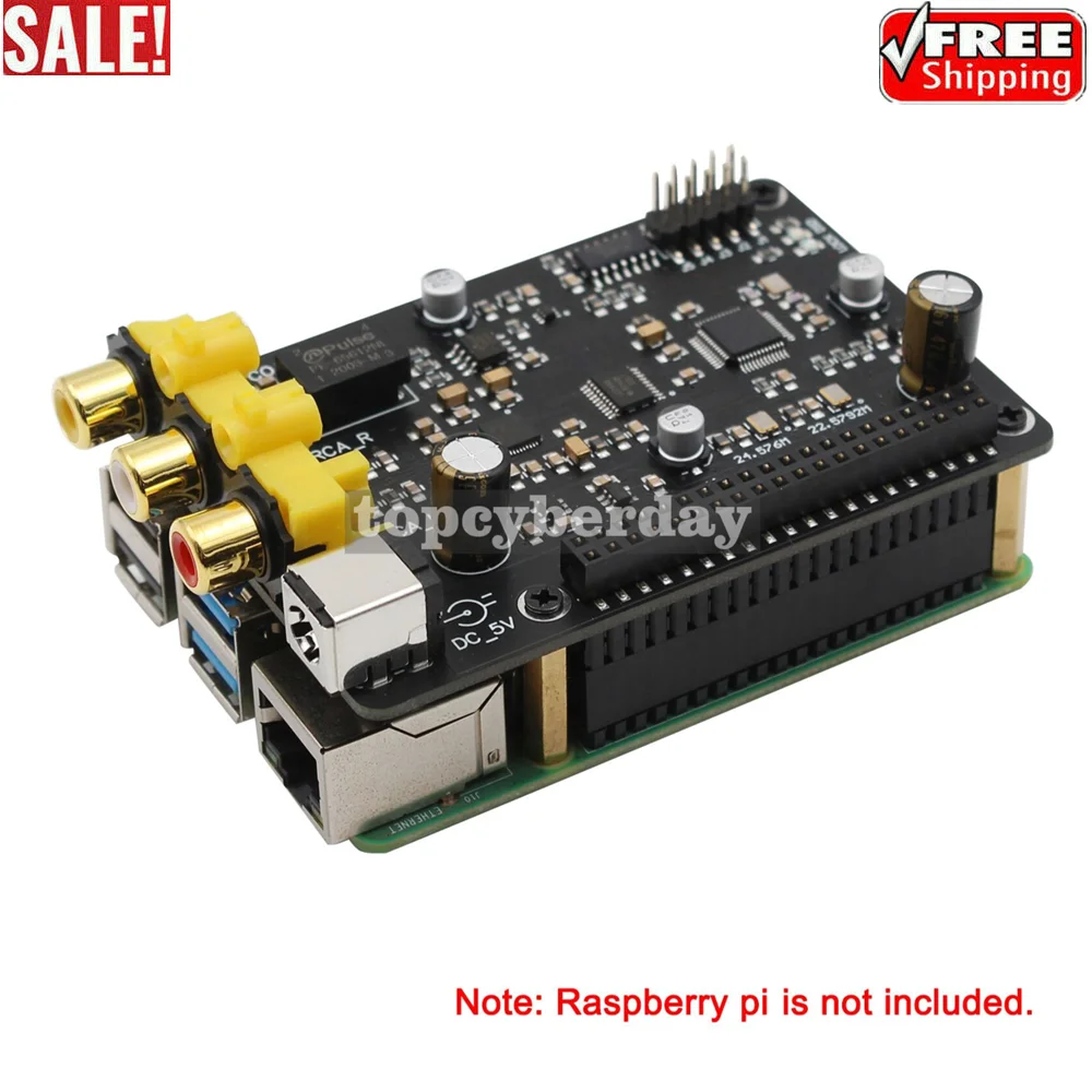 

Ustars Audio R98 Digital Audio Decoder Board I2S IIS Digital Player 384K DSD256