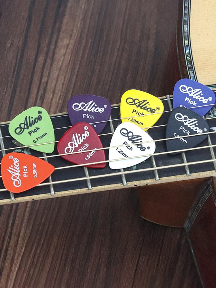 Plectres de guitare multicolores en plastique ABS de qualité supérieure, 12/20/30/50 pièces, pour guitares électriques acoustiques, basse ou ukulélé