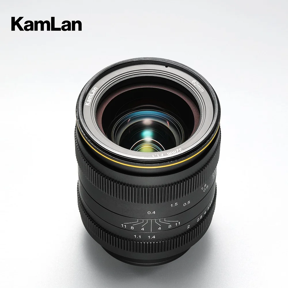 Kamlan 32mm F1.1 Camera Lens Large Aperture Manual Focus For Canon EOS-M EFM Sony E Fujifilm FX FUJI X M4/3 Mount Mirrorless