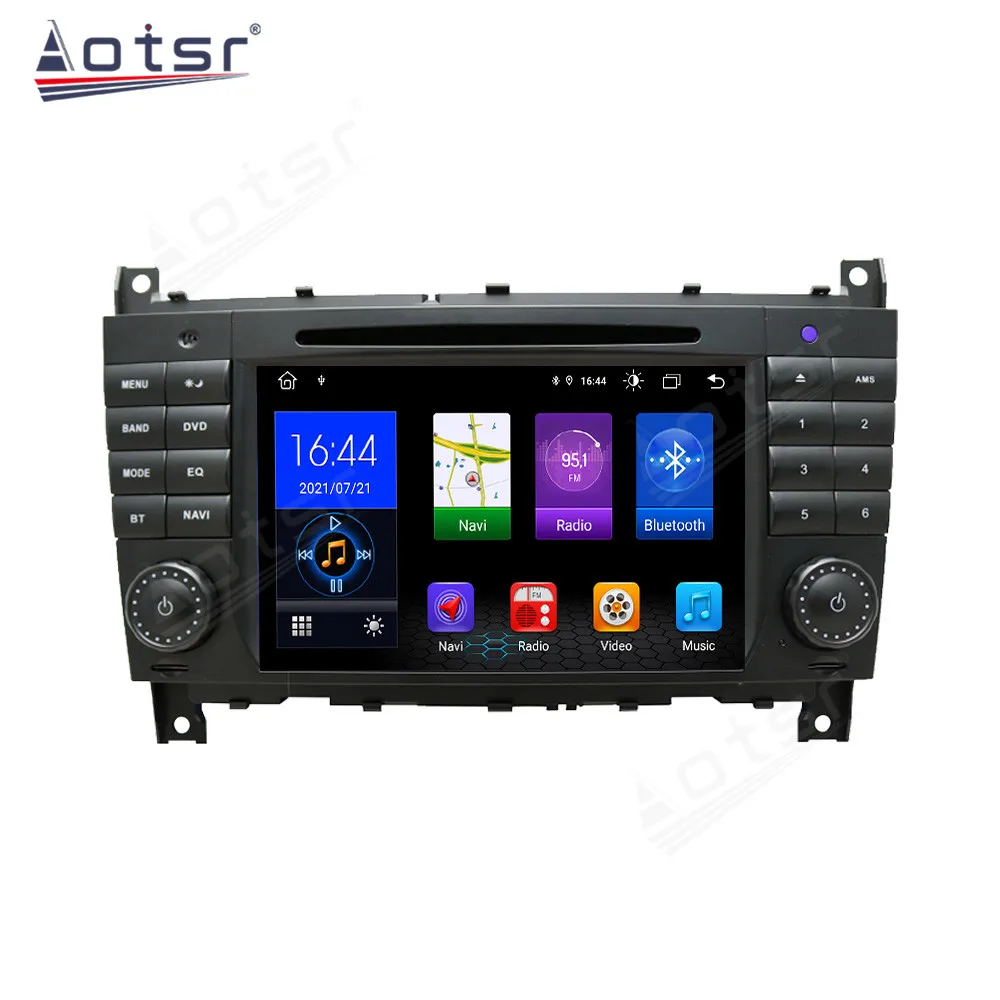 7 Inch Android 12 Car Radio For Benz C-Class W203 2004 2005 2006 2007 Screen Carplay Central Multimedia Player Stereo Head Unit