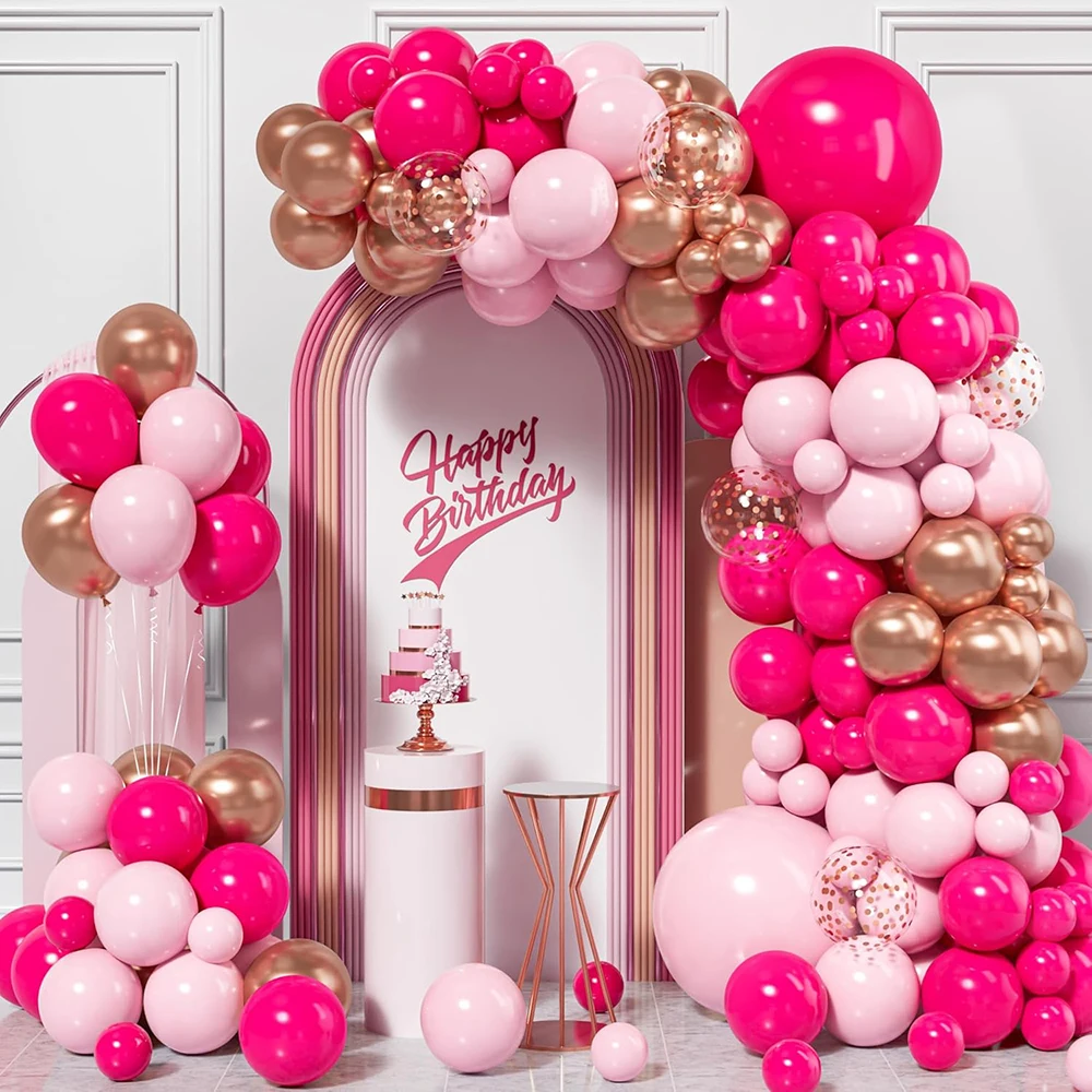 

Пастельные розовые воздушные шары, гирлянда, розовое золото, конфетти, арка, комплект, годовщина свадьбы, раскрытие пола, украшение для детского дня рождения