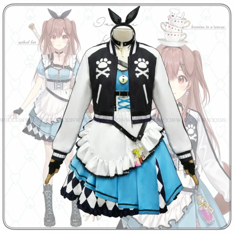 زي تنكري لشخصية كلب YouTuber Hololive الافتراضي من الرسوم المتحركة Kurone، مناسب لحفلات الهالوين وعيد الميلاد #3