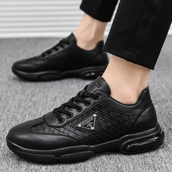 Men Casual Outdoor Sneakers Luxury Running Sports Shoes High Quality Solid Comfortable Trainers Skate Flats Sneakers male 39-44