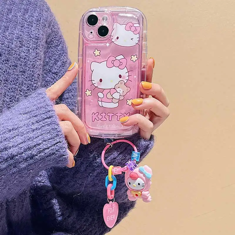 Cartoon Kuromi Hello Kitty Dog Case For Honor X7 X8 X6A X6 X9 90 Lite X6S X7B X9B 70 50 20 9X Pro Magic 6 4 Lite Tpu Phone Cover