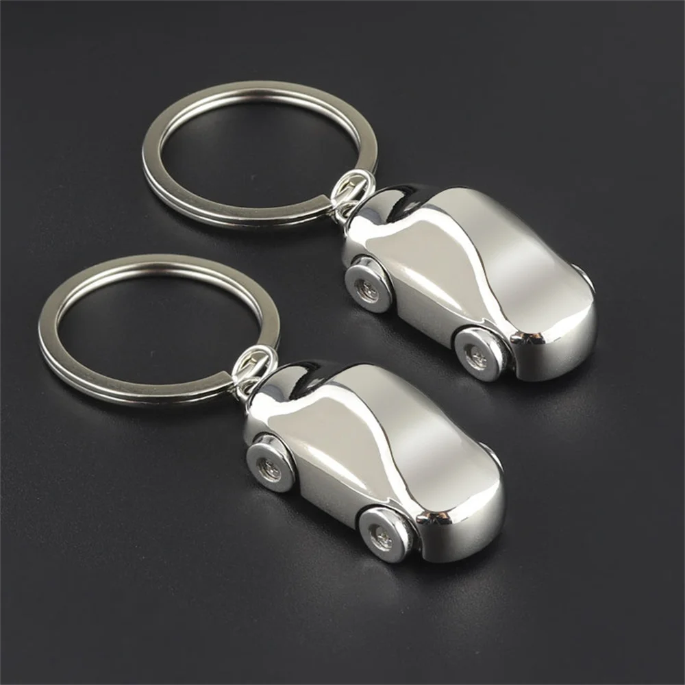 Metal Car Racing Model Key Pendant Creative Keychain Activity Small Gift