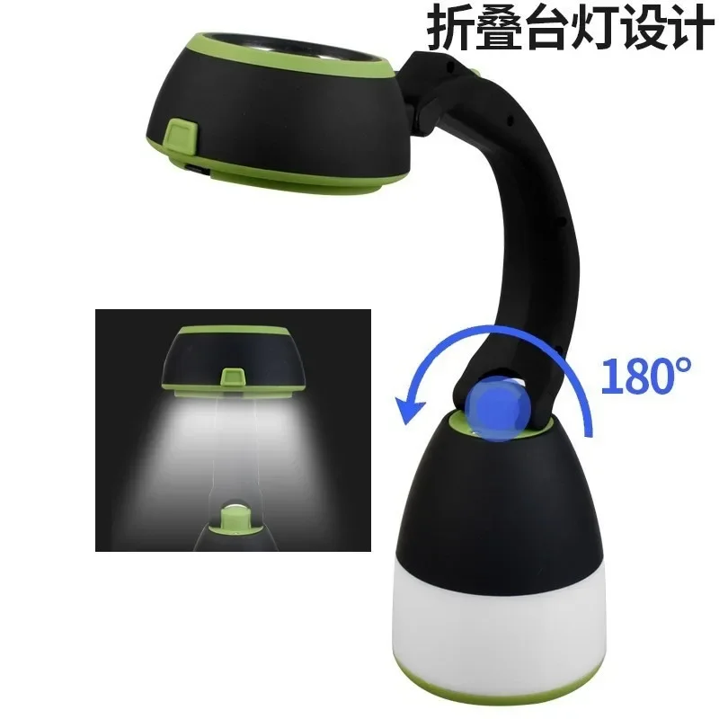 3 in1 Multi-function LED Camping Lights Dry Battery USB Emergency Flashlight Indoor Table Lamp Outdoor Hiking Camping Lights