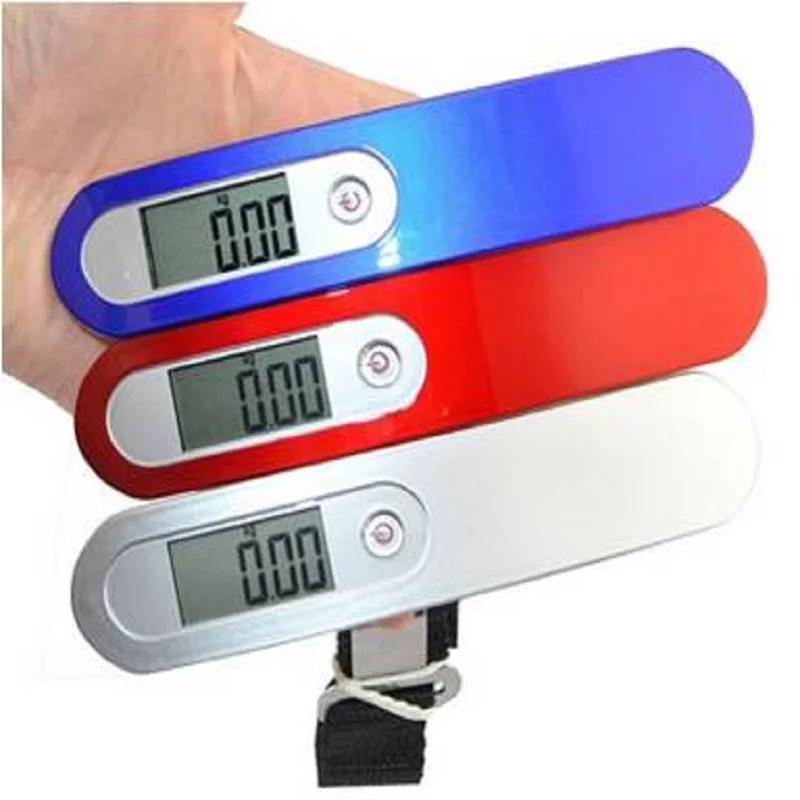 50kg Digital Hanging Luggage scale Hand Held Belt Scale Travel bag Suitcase weight check