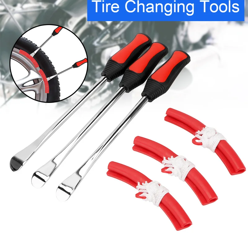 

Rim Protector Tire Lever Tool, Auto Motorcycle Bicycle Tire Changing Spoon Kit, Anti-Scratch