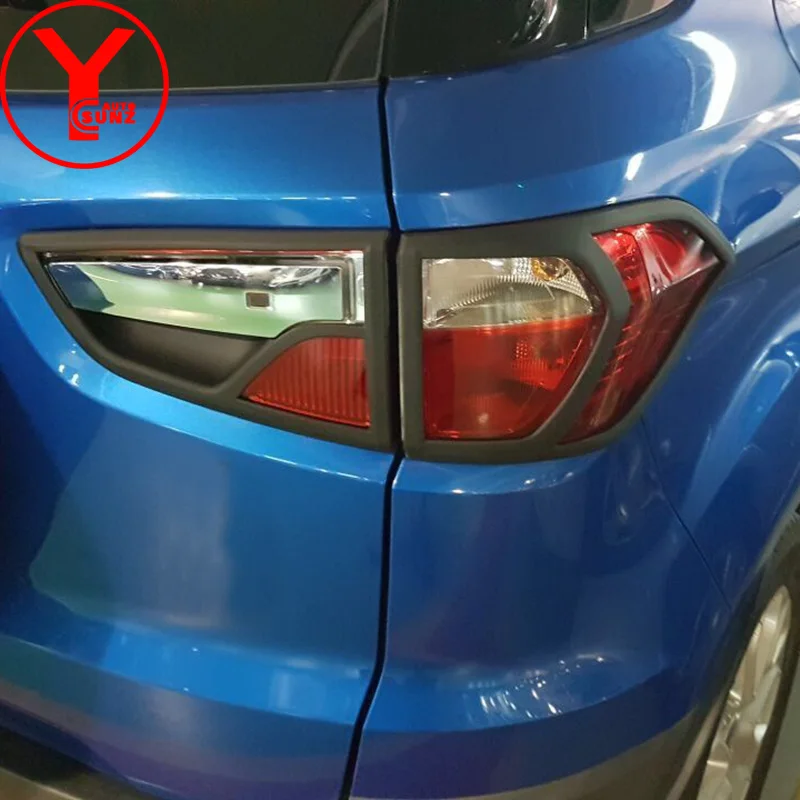 

YCSUNZ ABS tail light lamp cover black rear light car styling parts accessories for ford ecosport 2013 2014 2015 2016 2017