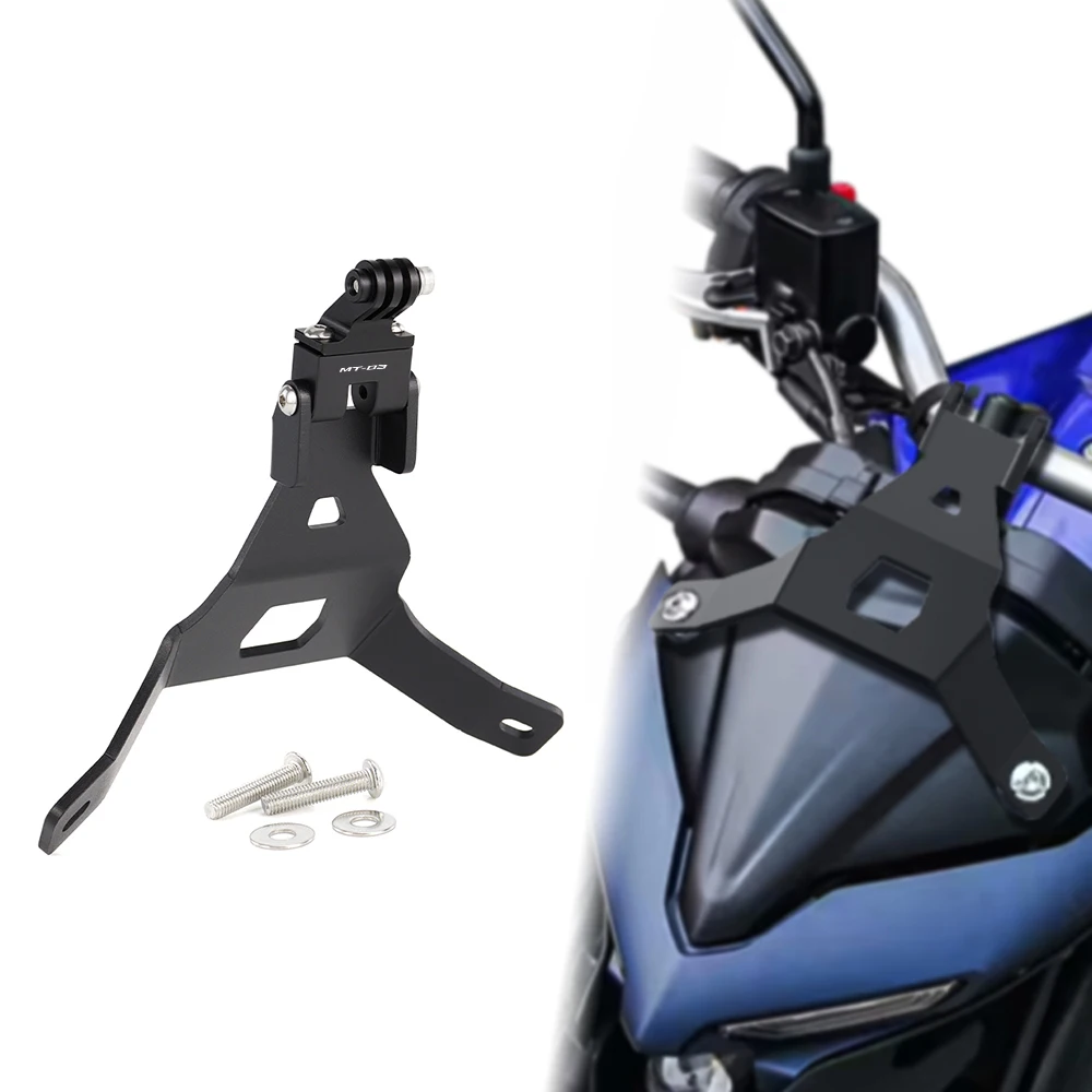 

Fit For YAMAHA MT03 MT-03 MT 03 2022 2023 2024 Motorcycle Aluminum GPS Navigation Bracket Phone Adapter Holder Support Mount