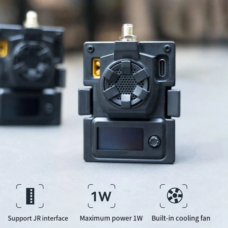 For BETAFPV ELRS Micro-TX Module 1W OLED Screen Cooling Fan Heat Sink Module For T16IZ T16SZ T18SZ ET16