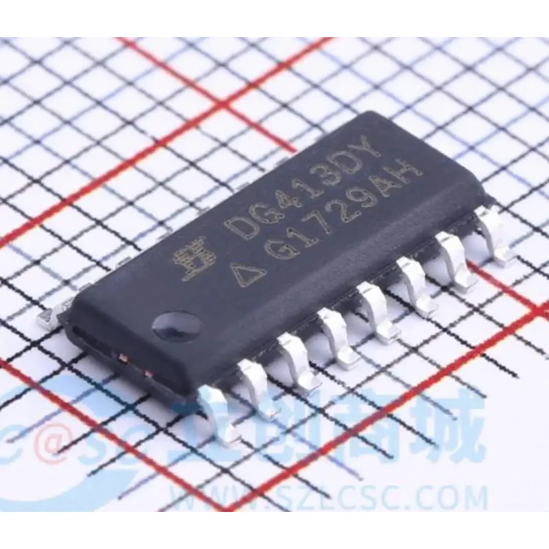 10PCS DG413DYZ SOP-16 DG413DY-T1-E3 100% New original Chipset IC Electronic Component SMD