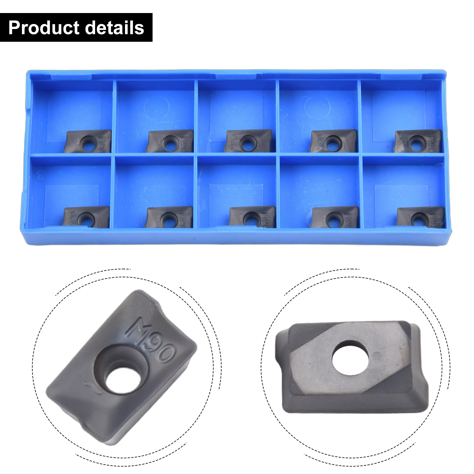 10 Pcs APKT1003PDR IC908 For Carbide Inserts Indexable Turning Tool For Steel Cast Iron For Semi Finishing Rough Machining CNC