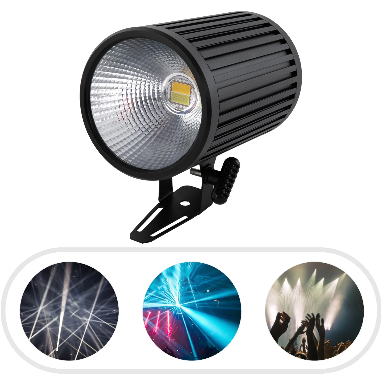 200w Ip65 Waterproof Cob Aluminum Shell Par Lamp Face Light Dance Table Lamp for Outdoor Parties, Pubs, Dance Halls