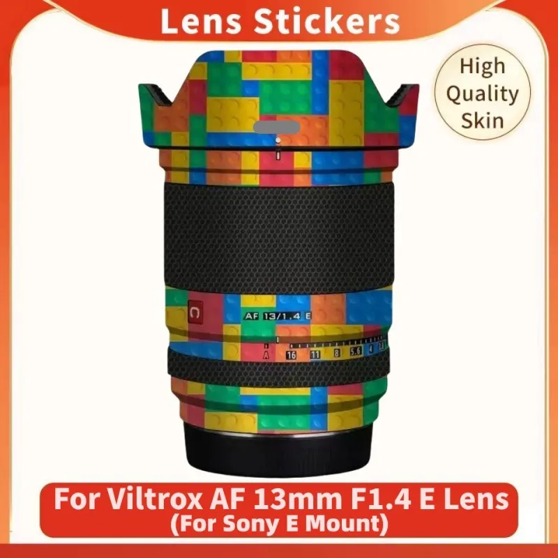 For Viltrox AF 13mm F1.4 E (For Sony E Mount) Decal Skin Vinyl Wrap Film Camera Lens Protective Sticker 13 1.4 F/1.4 13/1.4